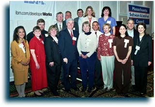 Shown is the awards banquet at the "Above and Beyond Award" ceremony.